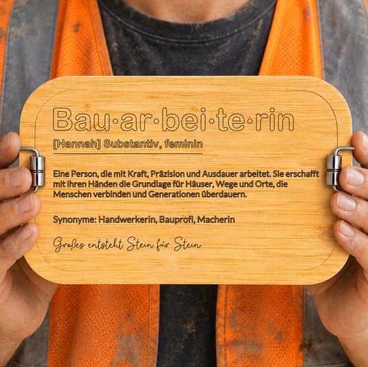 Bauarbeiter / Bauarbeiterin