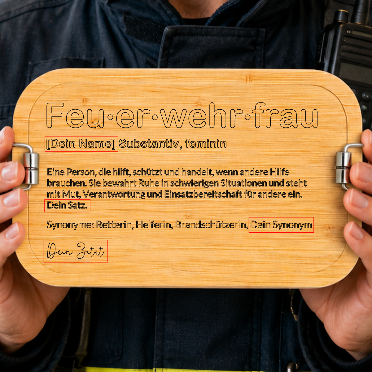 Feuerwehrmann / Feuerwehrfrau